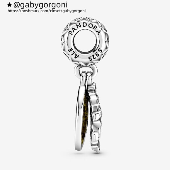 Pandora Disney Beauty and the Beast Dancing Dangle Charm - Picture 2 of 6